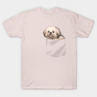 Pocket Shih Tzu T-Shirt